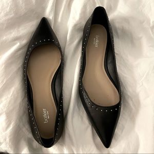 Botkier Black Studded Aubrey Flats